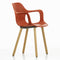 HAL Wood Armchair  option Orange