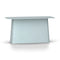 Metal Rectangular Outdoor Side Table  option Ice Grey