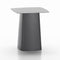 Metal Square Outdoor Side Table  option Dim Grey