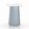 Metal Square Outdoor Side Table  option Ice Grey