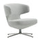 Petit Repos Swivel Lounge Chair  option Dumet Pebble Melange