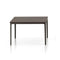 Plate Square Coffee Table  option Solid Smoked Oak / Chocolate