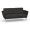 Suita 2-Seater Sofa with Tufted Cushions  option Cosy 2 Merino Black