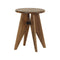 Tabouret Solvay Stool  option Solid Smoked Oak