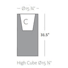 Cube Planter with Self-Watering System