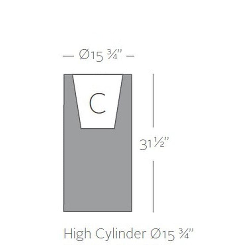Cilindro Planter with Self-Watering System