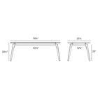 Faz Wood Rectangle Lounge Table