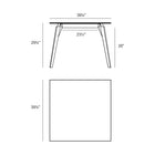 Faz Wood Square Lounge Table