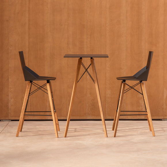 Faz Wood Stool (Set of 4)