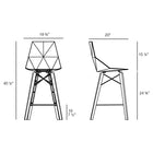 Faz Wood Stool (Set of 4)