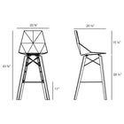 Faz Wood Stool (Set of 4)