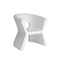 Pal Armchair  option Basic White