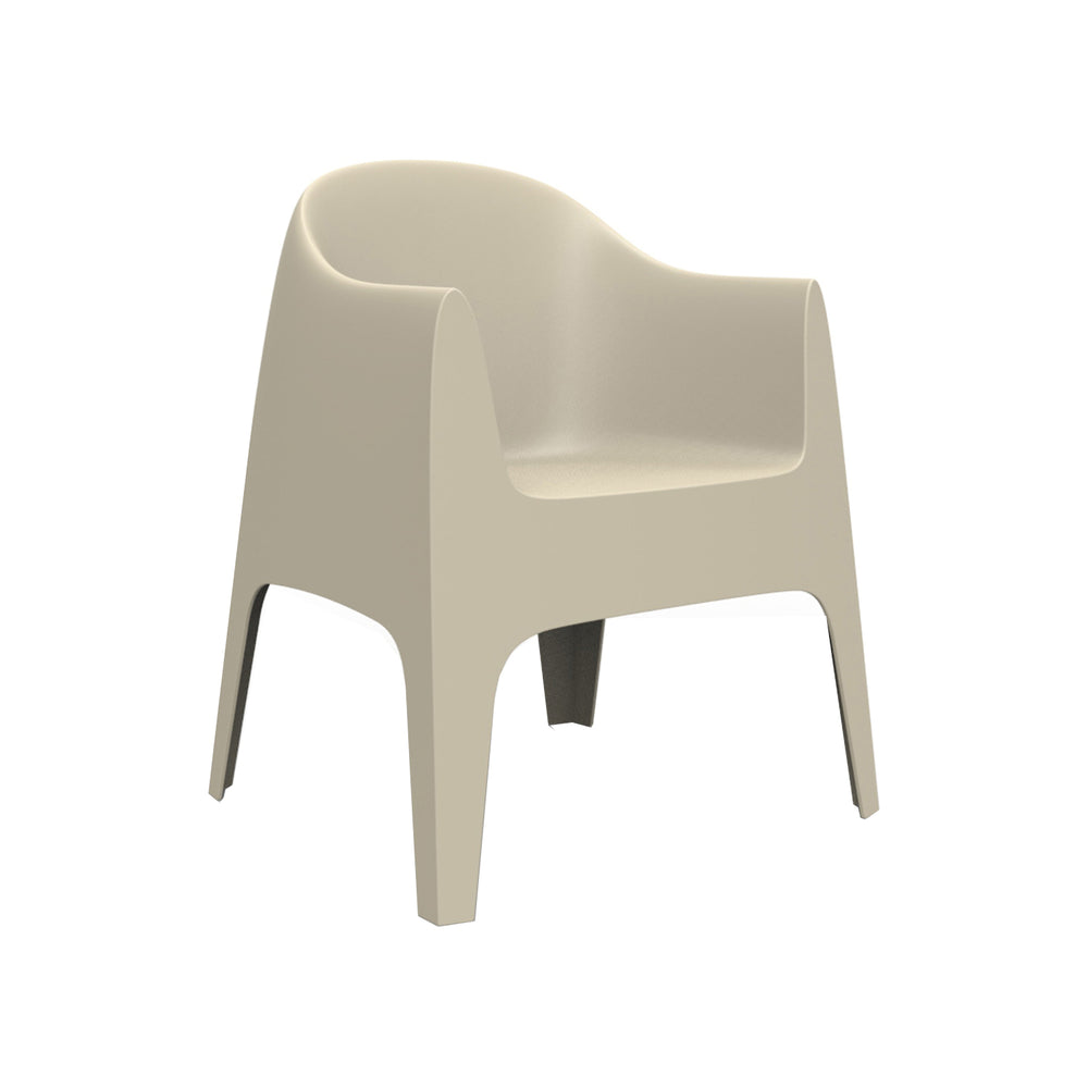 Solid Outdoor Armchair (Set of 4)