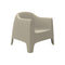 Solid Lounge Chair (Set of 2)  option Ecru