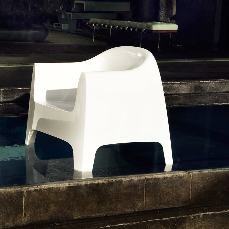 Solid Outdoor Lounge Chair (Set of 2)