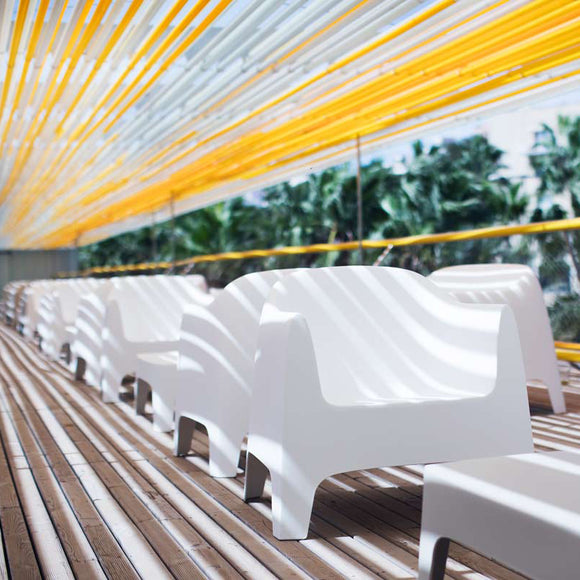 Solid Outdoor Lounge Chair (Set of 2)