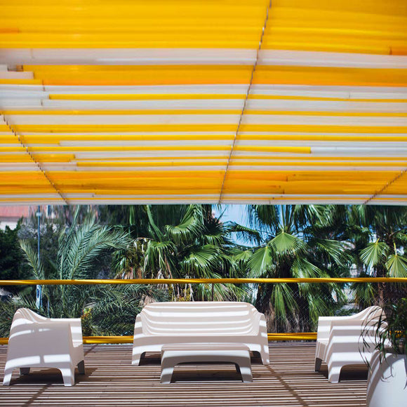 Solid Outdoor Lounge Chair (Set of 2)