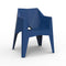 Voxel Stacking Armchair (Set of 4)  option Basic Navy