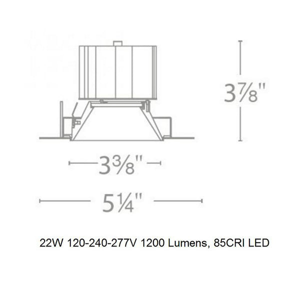 Aether 3.5IN Color Changing Round Trimless Downlight Trim