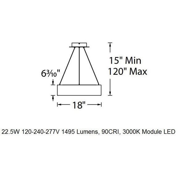 Corso LED Pendant Light