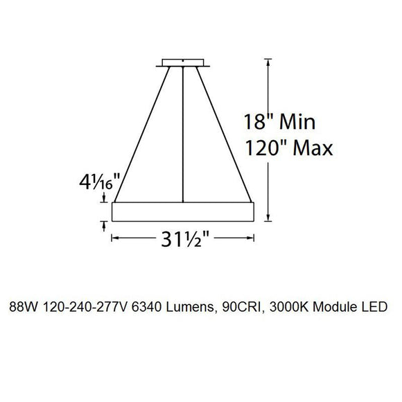 Corso LED Pendant Light