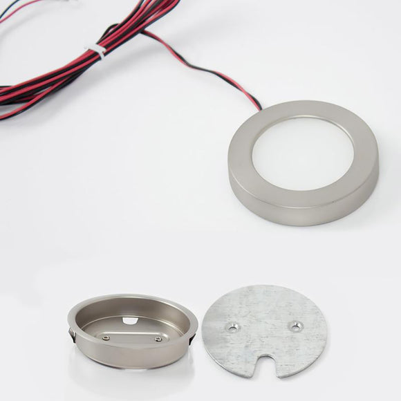 White Led Button Light WAC Lighting LED90 Edge Lit LED Button Light - 2Modern