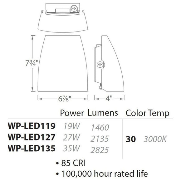 Endurance Fin Outdoor/Indoor Wall Pack