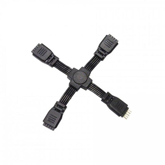 InvisiLED Four Way X Connector