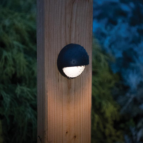 LED 12V Round Outdoor Deck and Patio Light