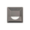 Low Voltage 2061 Square Step and Wall Light  option Bronzed Stainless Steel