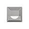 Low Voltage 2061 Square Step and Wall Light  option Stainless Steel