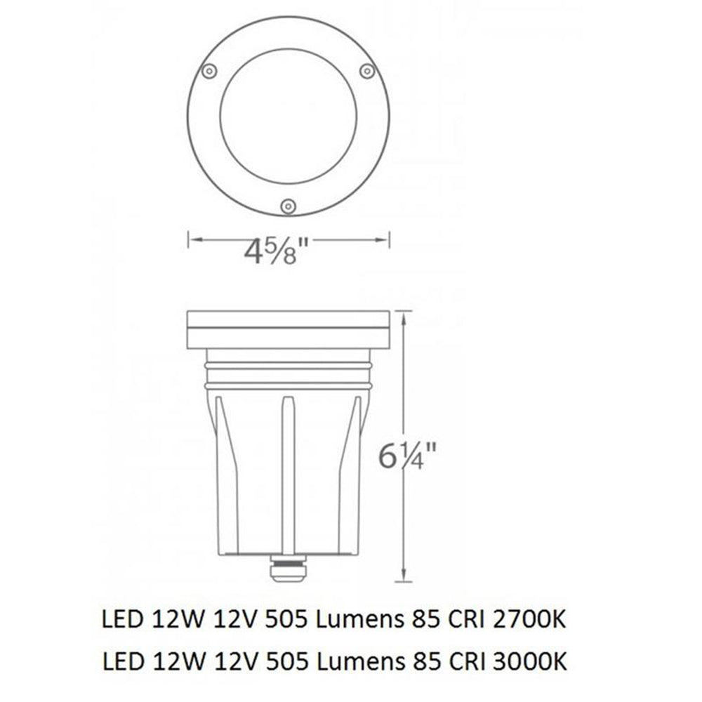 12V Outdoor Inground Well Light