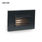 Low Voltage 4051 Horizontal Louvered Step and Wall Light  option Black