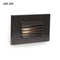 Low Voltage 4051 Horizontal Louvered Step and Wall Light  option Bronze