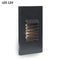 Low Voltage 4061 Vertical Louvered Step and Wall Light  option Black