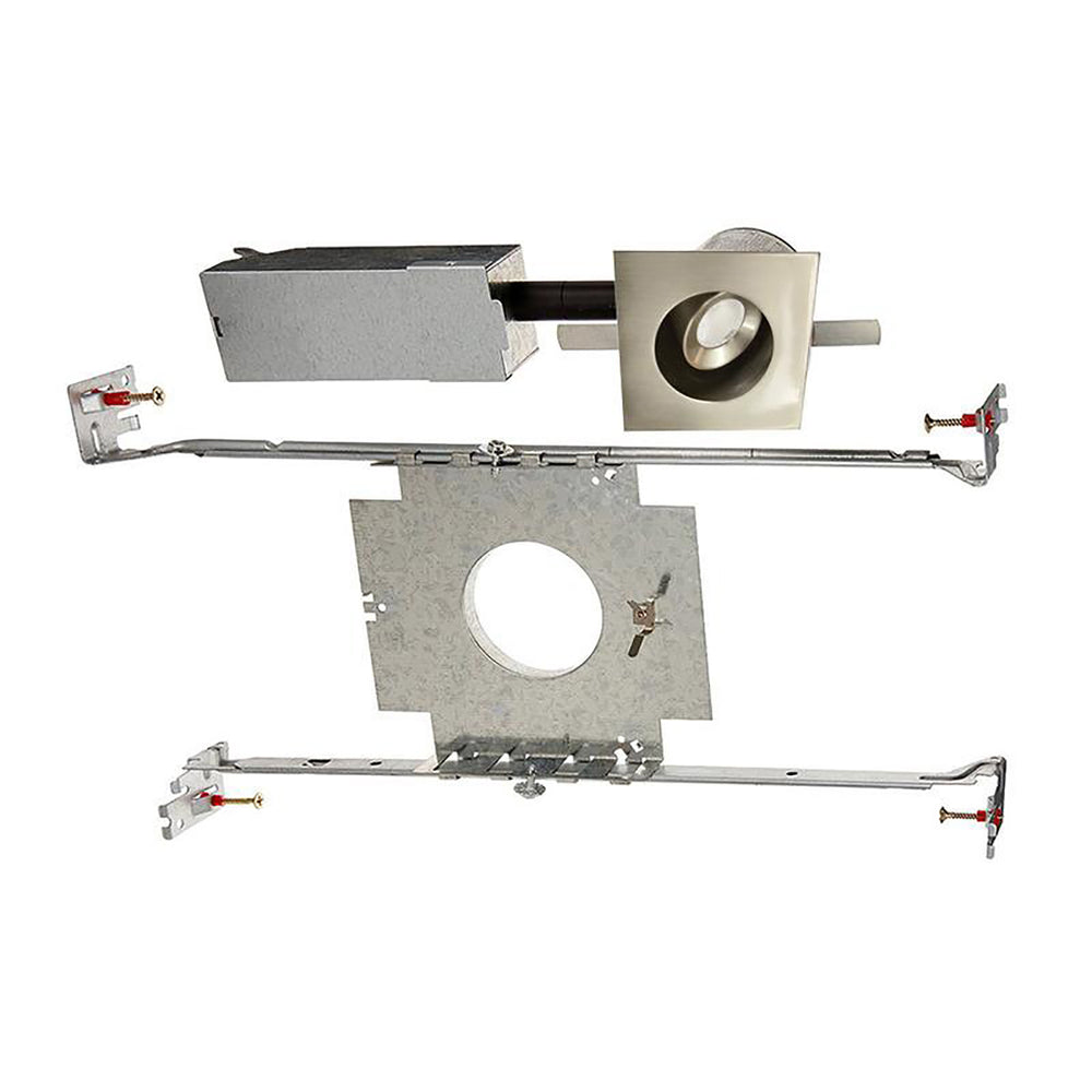 LEDme 1IN Square 0-20 Degree Adjustable Trim and Housing