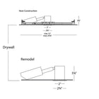 LEDme 1IN Miniature Square Recessed Downlight