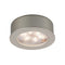 LEDme Round Button Light  option Brushed Nickel