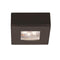 LEDme Square Button Light  option Dark Bronze