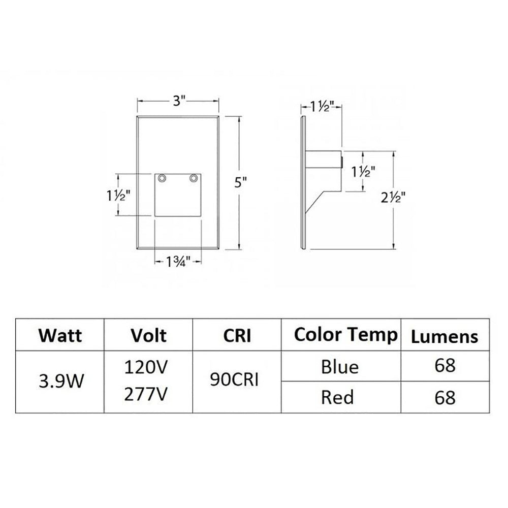 LEDme 200 RGB Outdoor Vertical Step and Wall Light