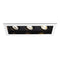 Mini Multiple Spots Three Light Recessed Trim and Housing  option Black