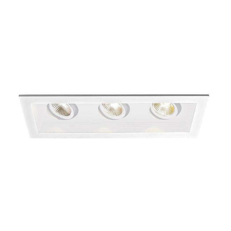 Mini Multiple Spots Three Light Recessed Trim and Housing