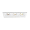 Mini Multiple Spots Three Light Recessed Trim and Housing  option White