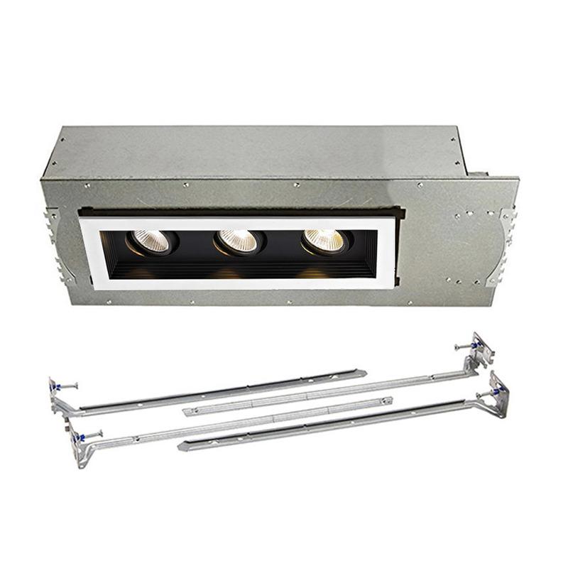 Mini Multiple Spots Three Light Recessed Trim and Housing