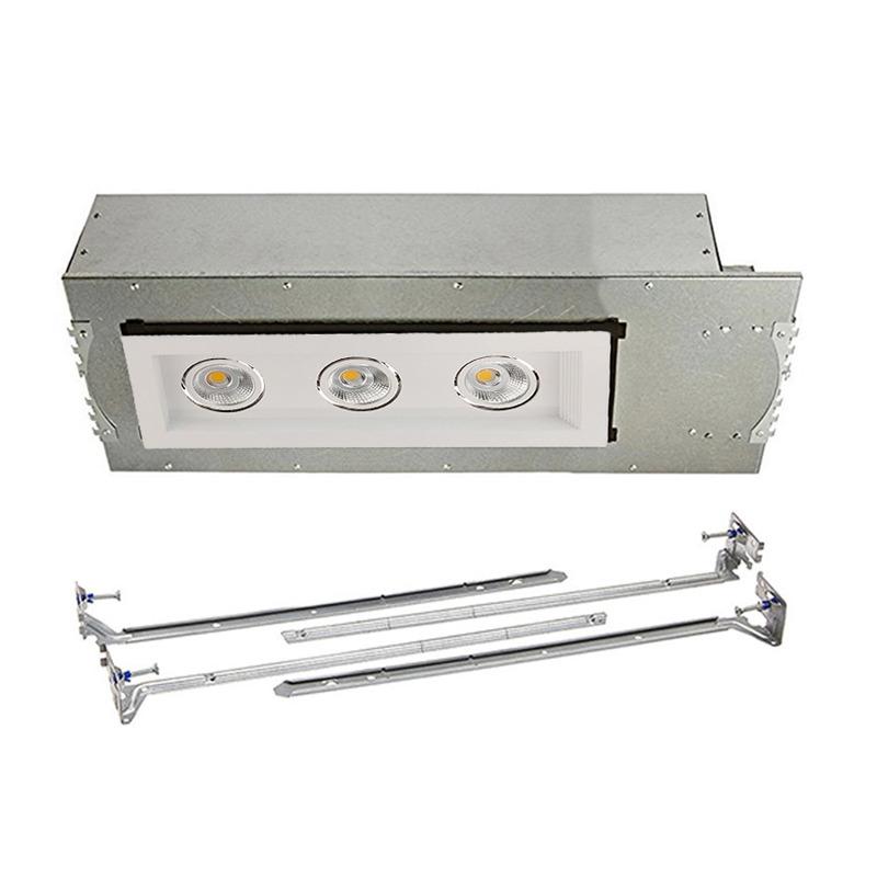 Mini Multiple Spots Three Light Recessed Trim and Housing