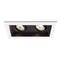 Mini Multiple Spots Two Light Recessed Trim and Housing  option Black