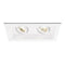 Mini Multiple Spots Two Light Recessed Trim and Housing  option White