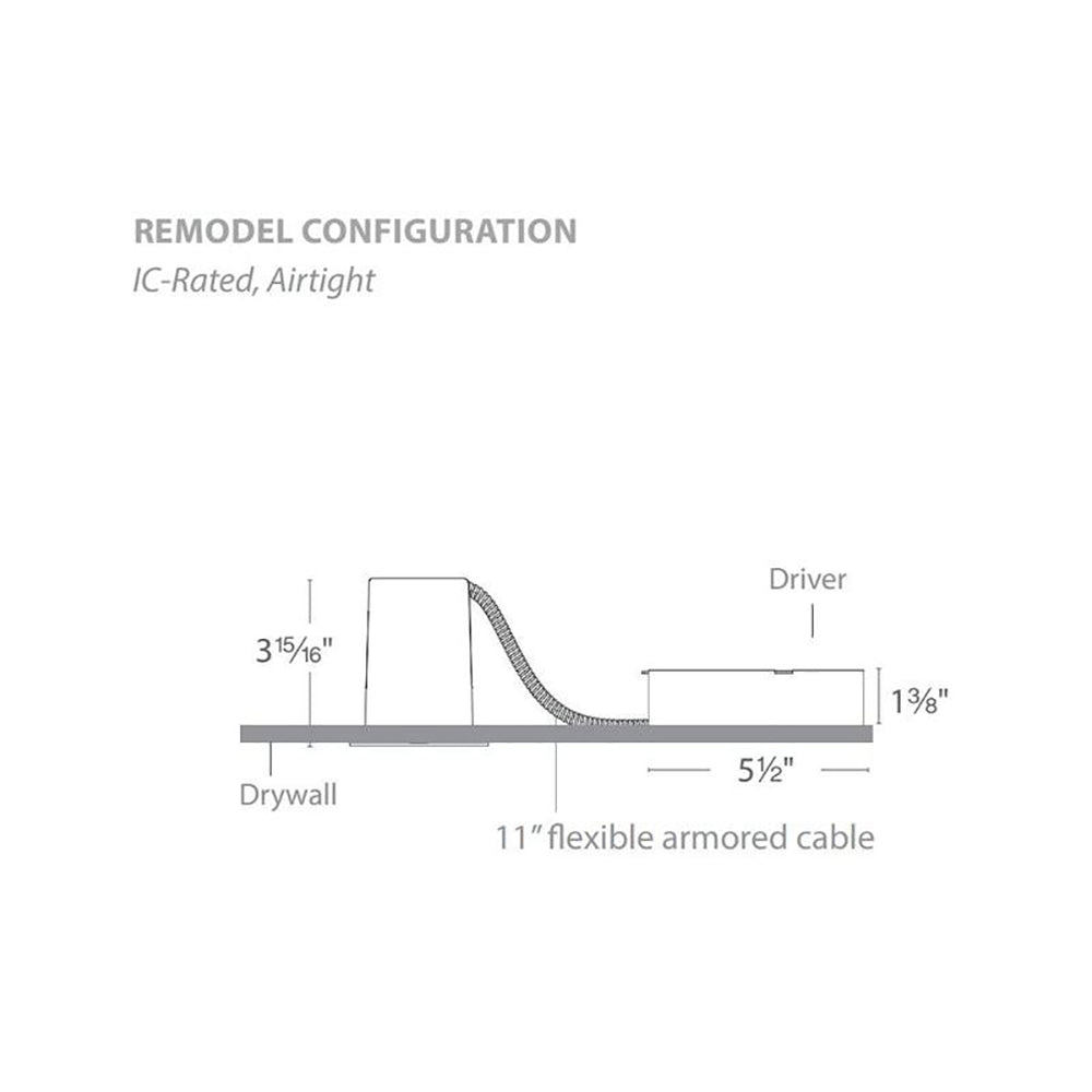 Ocularc 2IN Round 0-35 Degree Adjustable Trim and Housing