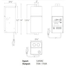 12V-15V Taps Magnetic Transformer