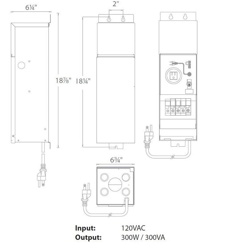 12V-15V Taps Magnetic Transformer